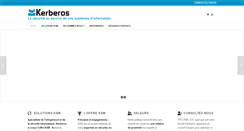 Desktop Screenshot of kerberos.fr